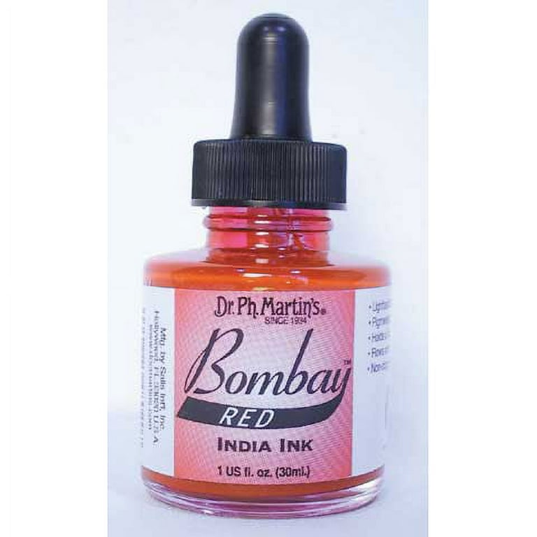 Dr. Ph. Martin's Bombay India Ink Calligraphy Set, 1.0 Oz Dr. Ph. Martin's Bombay India Ink Calligraphy Set, 1.0 Oz