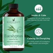 Handcraft Blends Eucalyptus Essential Oil - 100% Pure and Natural - Premium Grade Essential Oil for Diffuser and Aromatherapy - 1 Fl Oz