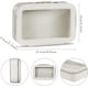 thumbnail image 2 of Clear Makeup Bag Large Cosmetic Bag PU Leather Cosmetic Organizer Portable Travel Toiletry Pouch Water-resistant Toiletry, 2 of 4