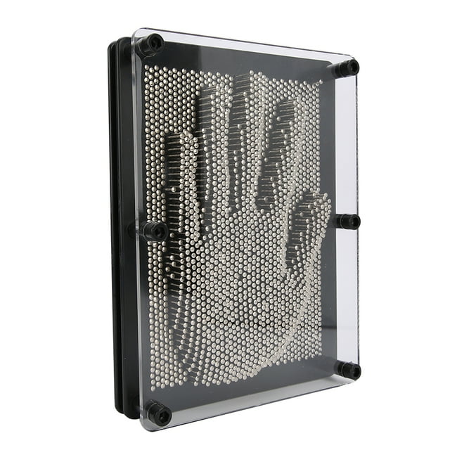Handprint Needle Toy Gift Unique Hand Metal Board, Hand Toy, For Thanksgiving Gift Christmas Present L Metal,S Metal