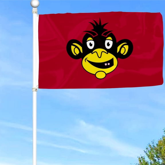 Bayyon Funny Monkey Flag Banner with Grommets 3x5Feet Man cave Decor