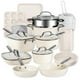 thumbnail image 1 of Gotham Steel Hammered Collection - Juego de ollas y sartenes de 20 piezas Juego de utensilios de cocina de cerámica antiadherente + Juego de utensilios para hornear para cocina, utensilios de cocina d, 1 of 5