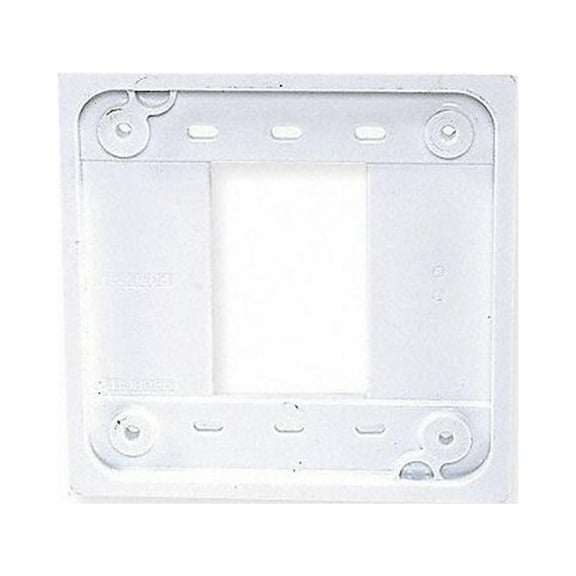 Hubbell Wiring Device-Kellems Receptacle,Adapt Plate HBL4APW
