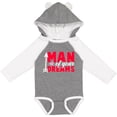 thumbnail image 3 of Inktastic Valentine's Day Man of your Dreams with a Heart and Arrow Boys or Girls Long Sleeve Baby Bodysuit, 3 of 5