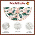 thumbnail image 5 of Balery Hawaii Palms Printed Christmas Tree Skirt , Merry Christmas Party Christmas Tree Decoration,Adjustable Tree Skirt-30", 5 of 8