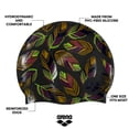 thumbnail image 2 of Gorro de Natación Arena Print 2 Unisex de Silicona para Adultos Hojas Caídas, 2 of 6