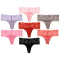 thumbnail image 3 of Alyce Intimates Women’s Lace Bikini Underwear Set Assorted, L, 7 Pack, 3 of 5