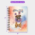 thumbnail image 5 of 4th of July Boxer Celebrates Independence Day Spiral Bound Journal Boxers Dog Lover Gifts Idea 5x7in Spiral Notebook - 12010, 5 of 5