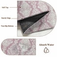 thumbnail image 6 of 2'x6' Rug Runners for Hallways Kitchen, Southwestern Pink Boho Non Slip Entryway Beside Floor Carpet Runner, Vintage Mexican Ethnic Flowers Washable Laundry Room Bedroom Throw Rugs Mat for Family Pet, 6 of 8