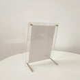 thumbnail image 2 of GLFSIL Acrylic Photo Frame Transparent Painting Art Table Business License Frame, 2 of 6