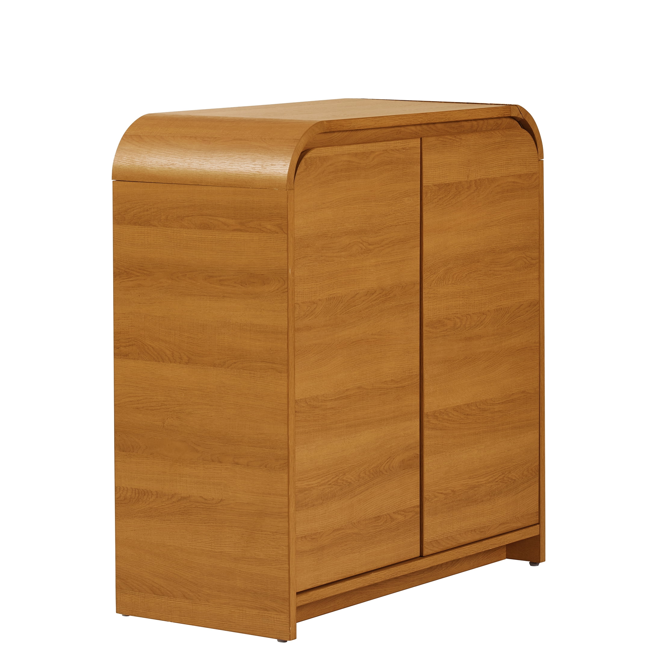 Better Homes & Gardens Juliet Curved Accent Cabinet, Warm Honey