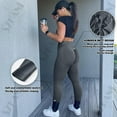 thumbnail image 2 of Seamless Leggings for Women Butt Lifting High Waist Yoga Pants Scrunch Booty Leggings Workout Tights, 2 of 14
