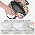 thumbnail image 3 of Naloa Rose Flowers Print Lunch Bag for Women & Men Insulated Lunch Box or Cooler Lunch Tote Bags for Work, Travel, Outdoor, 3 of 5