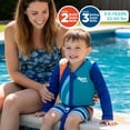 thumbnail image 5 of Aqua SwimSchool Grow-with-Me Swim Vest, Ages 3-6, 32-50 lbs, Blue, 5 of 7