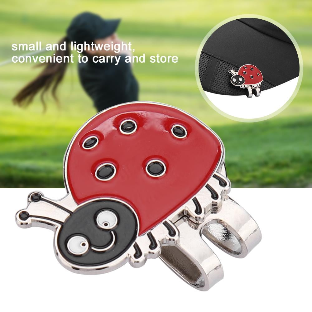 OTVIAP Durable Stainless Steel Golf Hat Cap Clip with Ball Marker Accessory, Golf Hat