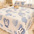 thumbnail image 1 of Winter Luxury Plush Bed Sheet Set Home Textile Double Bedspread Pillowcase 3pcs Bedding Set Multifunctional Blanket Bed Linens, 1 of 7