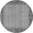 thumbnail image 1 of Ahgly Company Indoor Round Persian Gray Traditional Area Rugs, 8' Round, 1 of 1