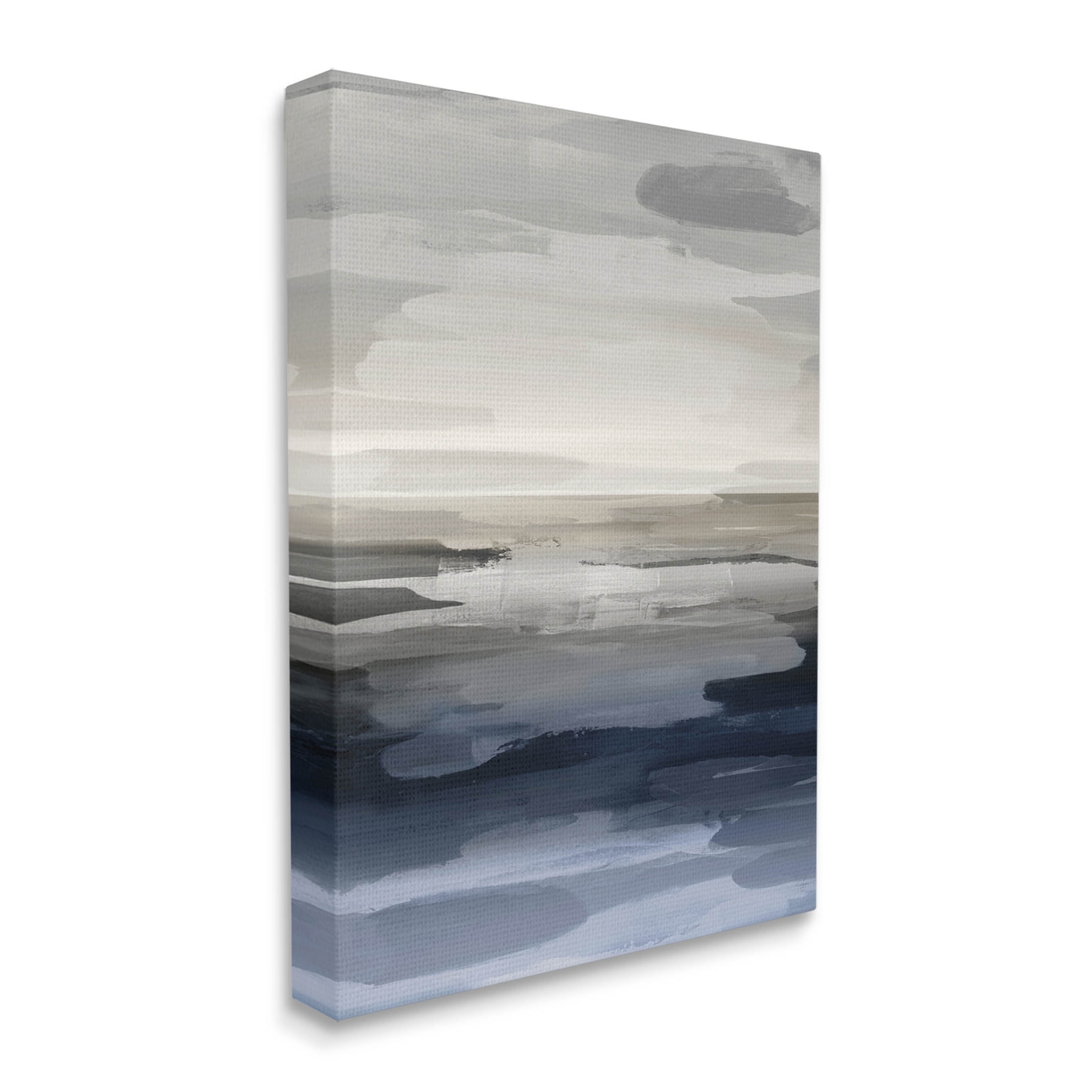 Stupell Industries Abstract Landscape Water Scenery Graphic Art Gallery Wrapped Canvas Print Wall Art, Design by Jackie Hanson