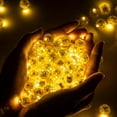 thumbnail image 2 of 50PCS Yellow LED Balloon Light, Tiny Led Lights Round Led Ball Lamp for Balloons Birthday Party, 2 of 5