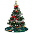 thumbnail image 4 of GZHJMY Christmas Tree Skirt Xmas Tree Skirts 48" Сhristmas Dinosaur Christmas Tree Mat for Christmas Holiday Party Ornaments, 4 of 5