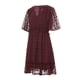 thumbnail image 3 of SAYOO , vestido de chifón de verano para mujer, vestido informal de media manga con cuello en V y estampado de puntos de Color sólido para fiesta SAYOO  Moda, 3 of 9
