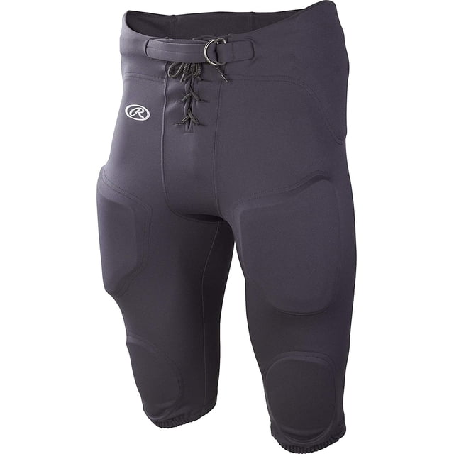 Pantalones de fútbol Rawlings para adultos para juego/práctica, color grafito, tamaño pequeño