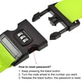 thumbnail image 2 of Unique Bargains Luggage Strap with Buckle Lock Adjustable Travel Packing Light Green, 2 of 7