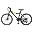 thumbnail image 2 of Ktaxon 24" Mountain Bike with Shimano 21 Speed, Disc Brakes, Yellow, 2 of 3