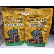 Trader Joe's Crispy Peanut Butter filled Milk Chocolate Peanuts 4.94oz 140g (2 Bags)