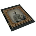thumbnail image 3 of Print: Unidentified Soldier In Confederate Double-Breasted Frock Coat With, 3 of 4