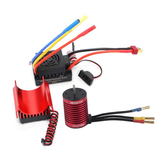 Moteur Sans Balais Buachois F540 3300KV – 4 Pôles, étanche, Pour Voiture RC 1/10