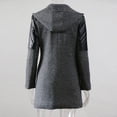 thumbnail image 6 of Quinlirra Winter Jackets for Women XXL Women Warm Slim Jacket Thick Parka Overcoat Winter Outwear Hooded Zipper Coat XXL Gray, 6 of 6
