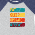 thumbnail image 4 of Inktastic Surgeon Surgical Nurse Eat Sleep Operate Repeat Boys or Girls Baby Bodysuit, 4 of 5