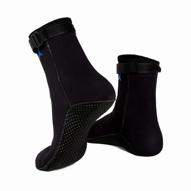 Calcetines de neopreno de 3 mm, calcetines térmicos antideslizantes para buceo.