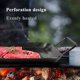 thumbnail image 5 of Cesta de parrilla antiadherente de acero inoxidable con revestimiento de primera calidad con agujeros, bandeja para parrilla de barbacoa Sartenes duraderas para parrilla al aire libre, bandeja pa, 5 of 5
