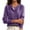 125#Purple, variant on Cardigan Sweaters for Women Fall Solid Button Up Knit Tops Lightweight Trendy Warm Soft Clothes Purple XL