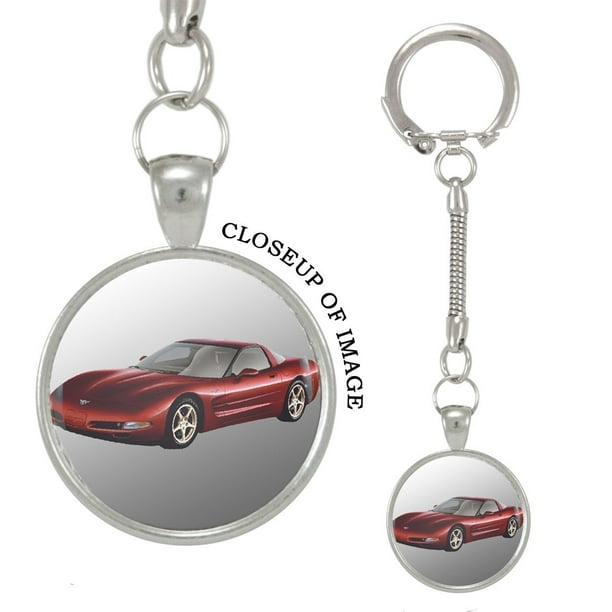 Mad Marble 2003 Corvette 50th Anniversary Keychain