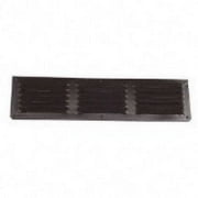 6" x 16" S166 Brown Soffit Vent With 1/8" Mesh, Each