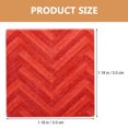 thumbnail image 2 of Miangastore Mini Revêtement de Sol Maison Bois Rouge 18 Pcs 1.2x1.2in, 2 of 9