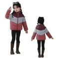 thumbnail image 5 of Byoo Big Boy Puffer Jacket Colorblock Full Zip Padded Lightweight Hooded Down Coat Comfort Warm Cloth for Kids, 5 of 5