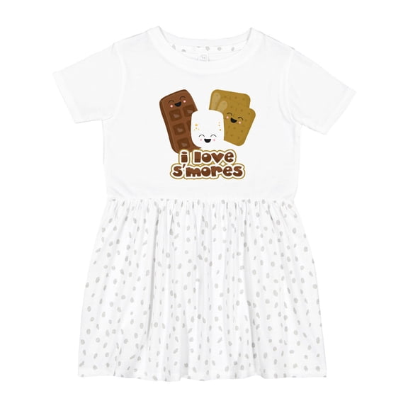 Inktastic I Love S'mores Girls Toddler Dress