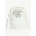 thumbnail image 5 of Terra & Sky Women's Plus Graphic Sweatshirt, Greatest Hits Logo, Sizes 0X-5X, 5 of 5