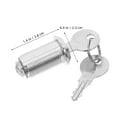 thumbnail image 2 of WORGEOUS 1 Set Office Drawer Lock Door Hinge Lock Smart Drawer Lock Drawer Locks Cabinet Lock Rv Cabinet Locks Desk Lock Desk Drawer Lock Mailbox Lock, 2 of 8
