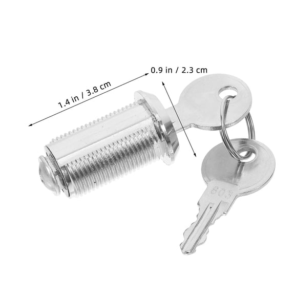 1 Set Cabinet Locks Desk Drawer Locks with Keys Lock Box Office Drawer Latch Lock
