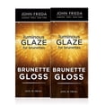 thumbnail image 1 of John Frieda Brilliant Brunette Luminous Hair Glaze, Color Enhancing Glaze, Designed to Fill Damaged Areas for Smooth, Glossy Brown Color, 6.5 Ounce (Pack of 2), 1 of 6