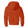 thumbnail image 3 of Youth NuBlendÂ® Fleece Pullover Hooded Sweatshirt - BURNT ORANGE - L, 3 of 5