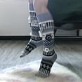 thumbnail image 4 of Fewfanhot Women's Slipper Socks Knee-High Long Tube Cute Design for Winter Warmth at Home Comfort Slipper Socks, 4 of 4