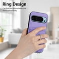 thumbnail image 2 of Allytechgroup Google Pixel 9 Wallet Case for Women Men, Premium PU Leather Shockproof Hand Wrist Slim Fit Back Cover Phone Case for Google Pixel 9, Purple, 2 of 6