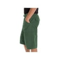 thumbnail image 2 of Alta Designer Fashion Men's Cargo Shorts, Twill Belt Included - Green Size 34, 2 of 5