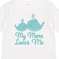 thumbnail image 4 of Inktastic My Meme Loves Me Whale Grandchild Boys or Girls Long Sleeve Toddler T-Shirt, 4 of 5
